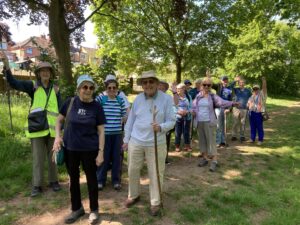 The Awesome Amblers on their May 2025 walk