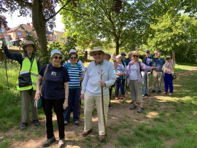 The Awesome Amblers on their May 2025 walk